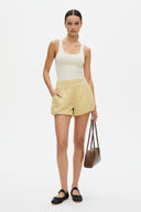 STITCH DETAIL BUBBLE SHORTS