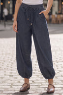 PIPER DRAWSTRING DENIM PANTS