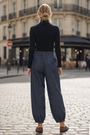 PIPER DRAWSTRING DENIM PANTS