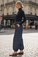 PIPER DRAWSTRING DENIM PANTS