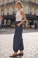 PIPER DRAWSTRING DENIM PANTS