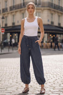 PIPER DRAWSTRING DENIM PANTS