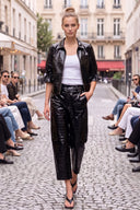CELINE ALLIGATOR BARREL PANTS