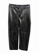 CELINE ALLIGATOR BARREL PANTS