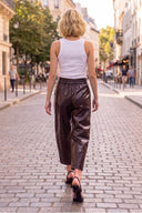 CELINE ALLIGATOR BARREL PANTS