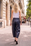 CELINE ALLIGATOR BARREL PANTS