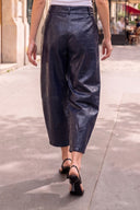 CELINE ALLIGATOR BARREL PANTS
