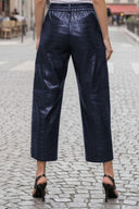 CELINE ALLIGATOR BARREL PANTS