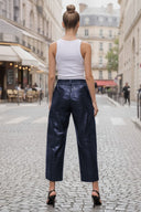 CELINE ALLIGATOR BARREL PANTS