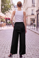 LIVIA DETACHABLE SCARF PANTS