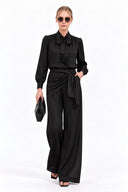 LIVIA DETACHABLE SCARF PANTS