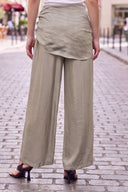 LIVIA DETACHABLE SCARF PANTS