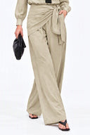 LIVIA DETACHABLE SCARF PANTS