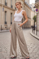 LIVIA DETACHABLE SCARF PANTS