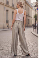 LIVIA DETACHABLE SCARF PANTS
