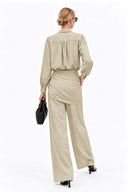 LIVIA DETACHABLE SCARF PANTS