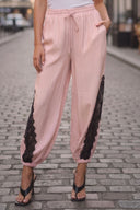 MIMI LACE TRIM HAREM PANTS