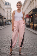 MIMI LACE TRIM HAREM PANTS
