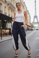 MIMI LACE TRIM HAREM PANTS
