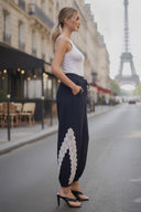 MIMI LACE TRIM HAREM PANTS