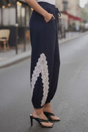 MIMI LACE TRIM HAREM PANTS