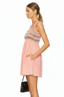 MULTI SMOCKING DETAIL ROMPER