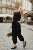 VINTAGE EYELASH LACE JUMPSUIT