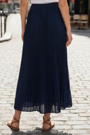 PLEATED MIDI SKIRT