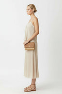 PLEATED MIDI SKIRT