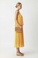 PLEATED MIDI SKIRT