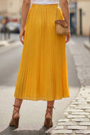 PLEATED MIDI SKIRT