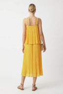 PLEATED MIDI SKIRT