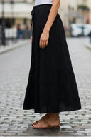 LUNA TIERED MAXI SKIRT