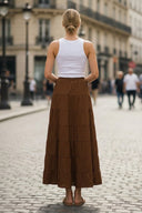LUNA TIERED MAXI SKIRT
