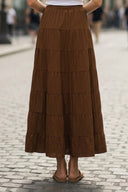 LUNA TIERED MAXI SKIRT