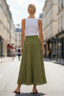 LUNA TIERED MAXI SKIRT
