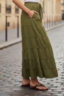 LUNA TIERED MAXI SKIRT