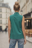 STITCH DETAIL DETACHABLE BOW TOP
