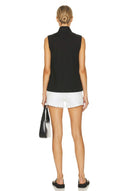 STITCH DETAIL DETACHABLE BOW TOP