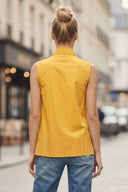 STITCH DETAIL DETACHABLE BOW TOP