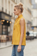STITCH DETAIL DETACHABLE BOW TOP