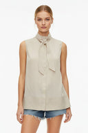 STITCH DETAIL DETACHABLE BOW TOP