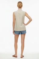 STITCH DETAIL DETACHABLE BOW TOP