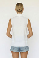 STITCH DETAIL DETACHABLE BOW TOP