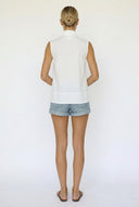 STITCH DETAIL DETACHABLE BOW TOP