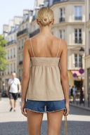CUMBERBUND YOKE TANK TOP