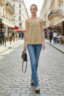 CUMBERBUND YOKE TANK TOP