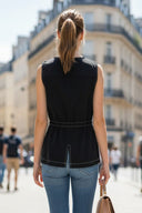 FULL & ZIP PEPLUM TOP