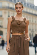 CHLOE TUBE FLOWER TOP