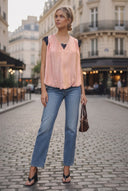 MIMI LACE TRIM BUBBLE TOP